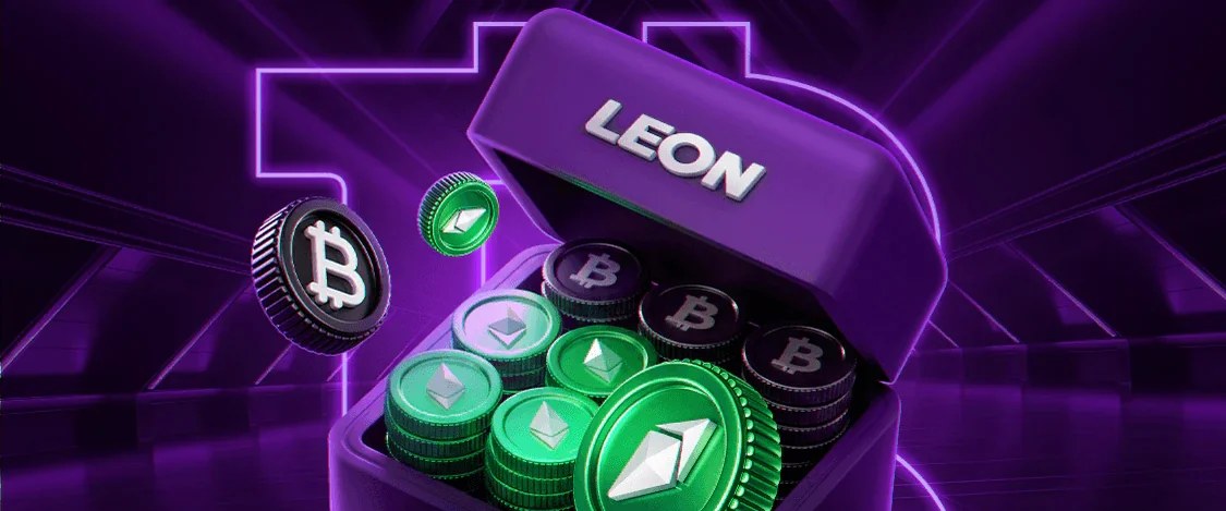 Open LEON vault spilling Bitcoin and Ethereum coins
